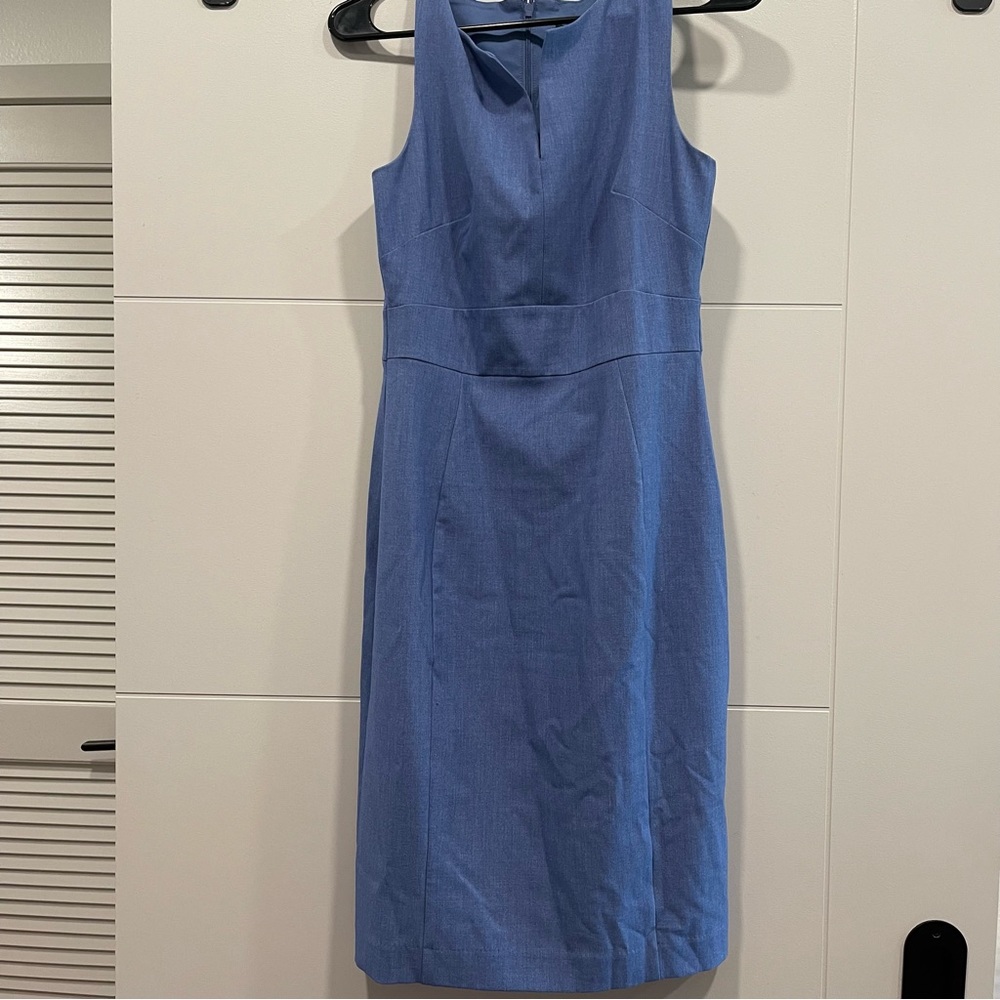 Banana Republic blue work dress